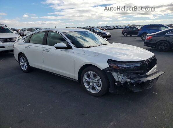 1HGCY1F28SA056769 2025 HONDA ACCORD White Przód prawy
