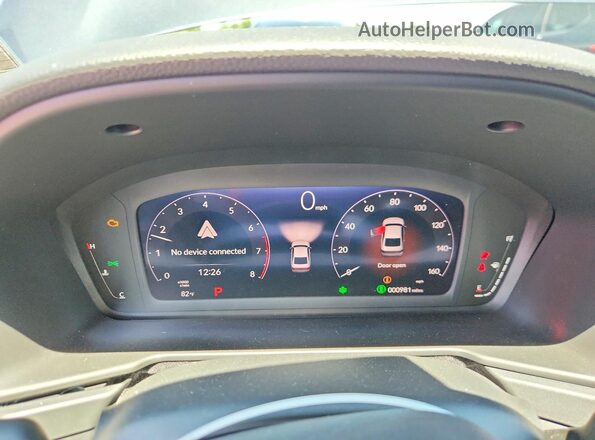 1HGCY1F28TA013938 2026 HONDA ACCORD Серый Вид щитка приборов