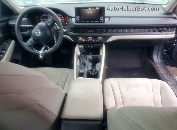1HGCY1F29PA037266 2023 HONDA ACCORD Gray წინა პანელის ხედი