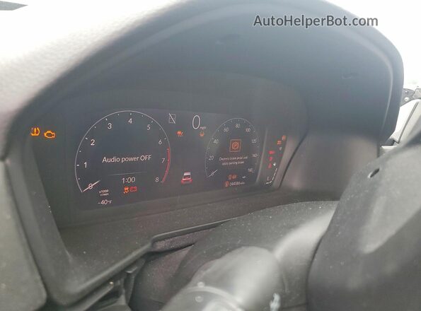 1HGCY1F29RA074448 2024 HONDA ACCORD Black Widok zestawu wskaźników