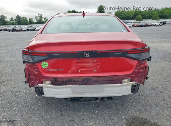 1HGCY1F2XPA020833 2023 HONDA ACCORD Maroon Vista trasera