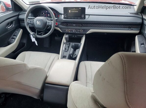 1HGCY1F2XPA020833 2023 HONDA ACCORD Maroon Vista del salpicadero