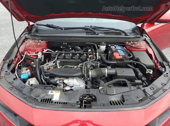 1HGCY1F2XPA020833 2023 HONDA ACCORD Maroon Vista interior trasera