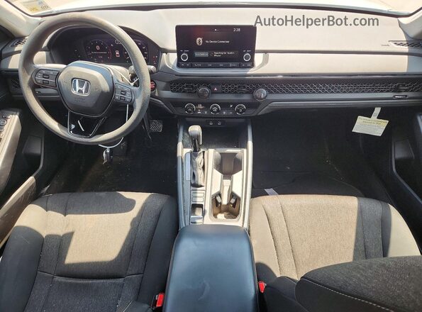 1HGCY1F2XRA004201 2024 HONDA ACCORD White Вид панелі приладів