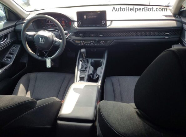 1HGCY1F30PA019702 2023 HONDA ACCORD White Вид панелі приладів