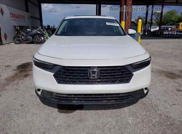 1HGCY1F30PA019702 2023 HONDA ACCORD White Вид спереду