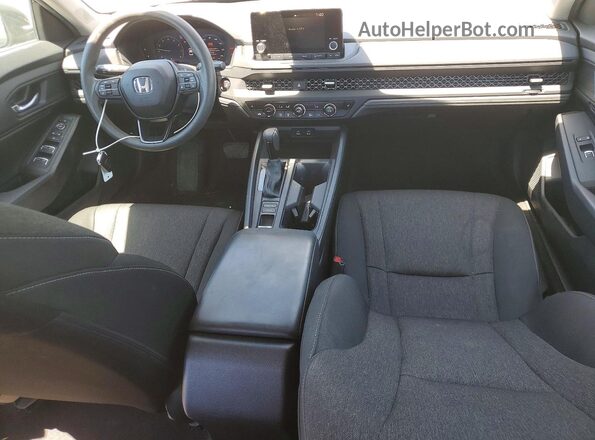 1HGCY1F30RA019945 2024 HONDA ACCORD Black წინა პანელის ხედი
