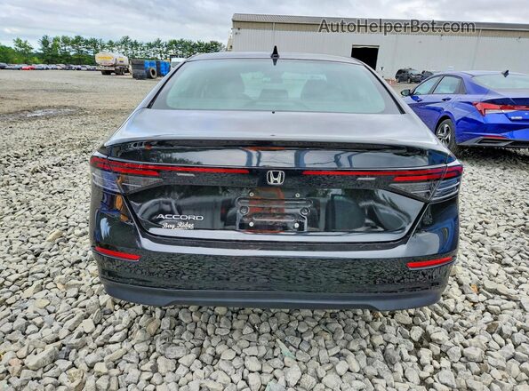 1HGCY1F30RA022005 2024 HONDA ACCORD Black Rear view