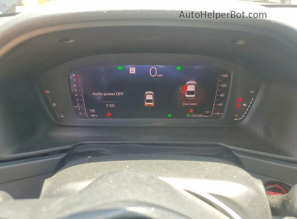 1HGCY1F31PA007929 2023 HONDA ACCORD Charcoal Instrument cluster view