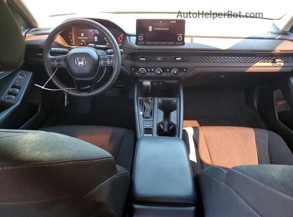 1HGCY1F31PA015402 2023 HONDA ACCORD Black Вид панелі приладів