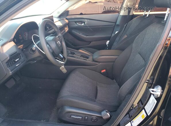 1HGCY1F31PA015402 2023 HONDA ACCORD Black Вид салону спереду