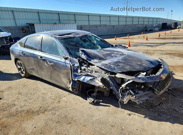1HGCY1F31PA032393 2023 HONDA ACCORD Синий Передняя правая четверть