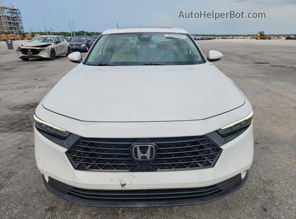 1HGCY1F31PA034399 2023 HONDA ACCORD White წინა ხედი