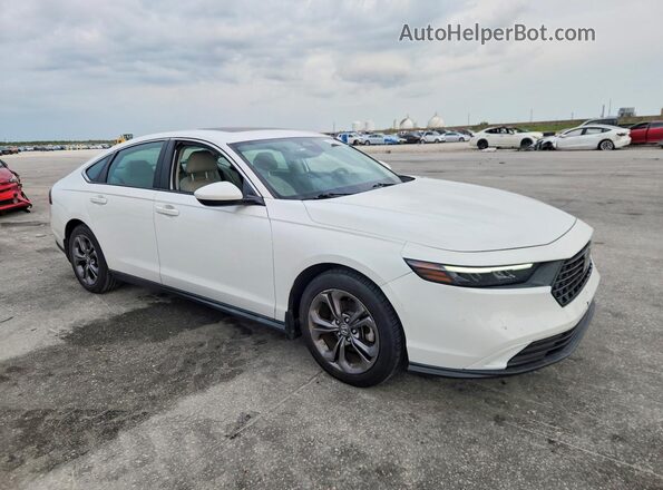 1HGCY1F31PA034399 2023 HONDA ACCORD White წინა მარჯვენა