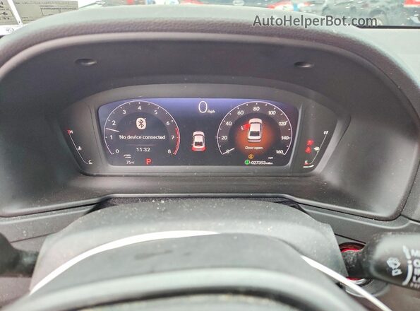 1HGCY1F31PA038744 2023 HONDA ACCORD White წინა პანელის ხედი