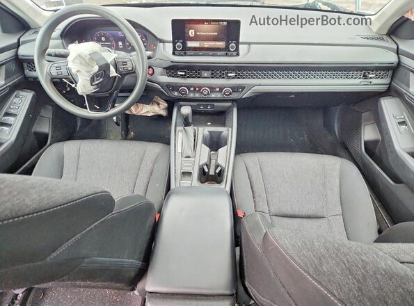 1HGCY1F31PA038744 2023 HONDA ACCORD White წინა სალონის ხედი