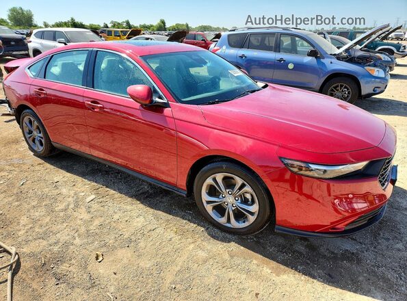 1HGCY1F31PA058637 2023 HONDA ACCORD Burgundy Передня права чверть