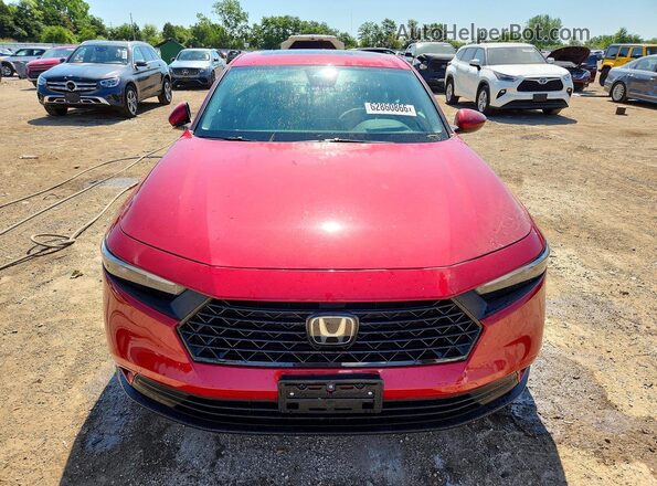 1HGCY1F31PA058637 2023 HONDA ACCORD Burgundy Вид спереду