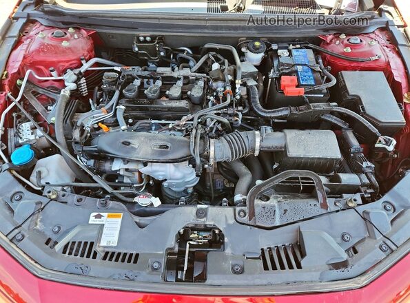 1HGCY1F31PA058637 2023 HONDA ACCORD Burgundy Вид задньої частини салону