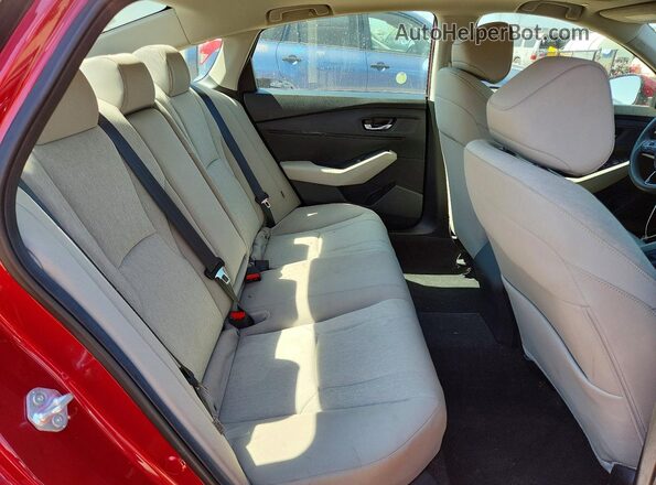 1HGCY1F31PA058637 2023 HONDA ACCORD Burgundy Вид задніх сидінь