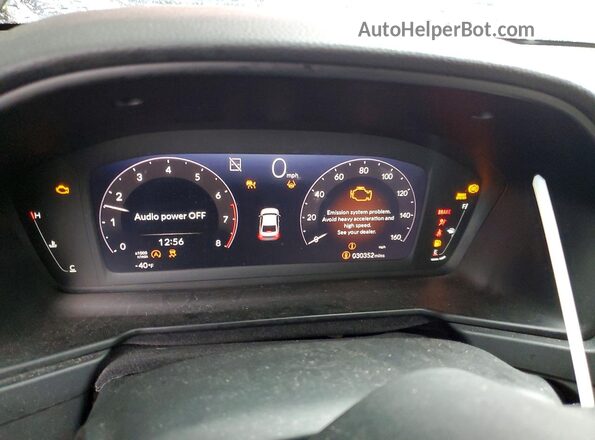 1HGCY1F31RA025009 2024 HONDA ACCORD Red Vista del cuadro de instrumentos