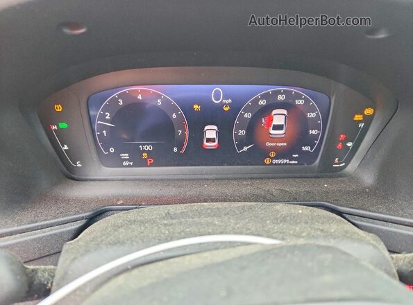 1HGCY1F31RA029836 2024 HONDA ACCORD Charcoal Vista del cuadro de instrumentos