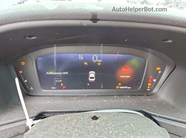 1HGCY1F32PA017773 2023 HONDA ACCORD Black Instrument cluster view