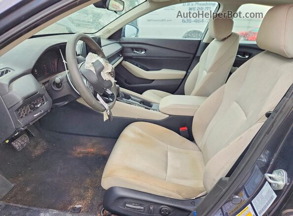 1HGCY1F32PA017773 2023 HONDA ACCORD Black Front interior view