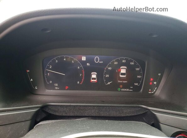 1HGCY1F32PA023041 2023 HONDA ACCORD Silver Вид щитка приладів