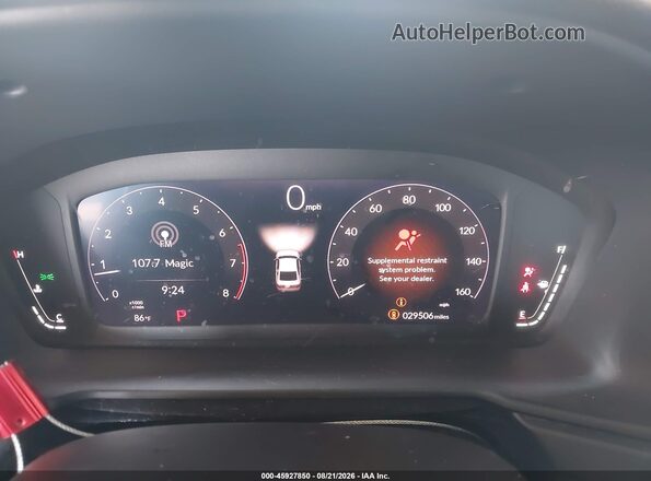1HGCY1F32PA033567 2023 HONDA ACCORD Silver უკანა სავარძლების ხედი