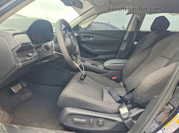 1HGCY1F32PA060011 2023 HONDA ACCORD Black Widok wnętrza z przodu
