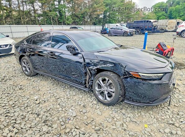 1HGCY1F32PA060011 2023 HONDA ACCORD Black Przód prawy