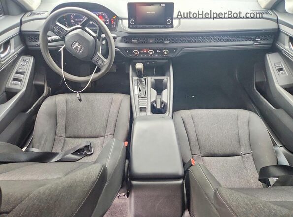 1HGCY1F32PA060011 2023 HONDA ACCORD Black Widok deski rozdzielczej