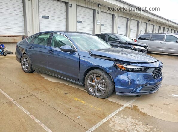 1HGCY1F32RA080228 2024 HONDA ACCORD Blue Передня права чверть
