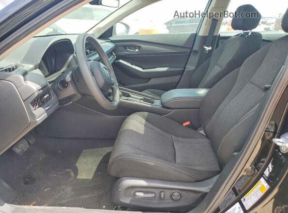 1HGCY1F33PA057618 2023 HONDA ACCORD Black Front interior view