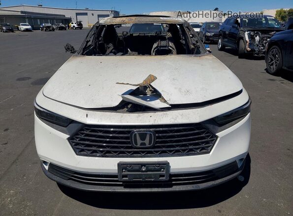 1HGCY1F34PA049320 2023 HONDA ACCORD White Вид спереду