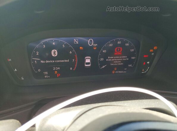 1HGCY1F34RA005319 2024 HONDA ACCORD Gray Widok zestawu wskaźników
