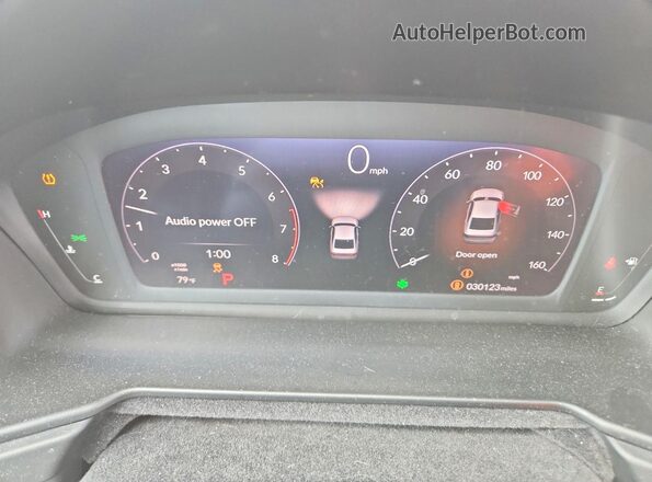 1HGCY1F34RA025652 2024 HONDA ACCORD White ხელსაწყოთა პანელის ხედი
