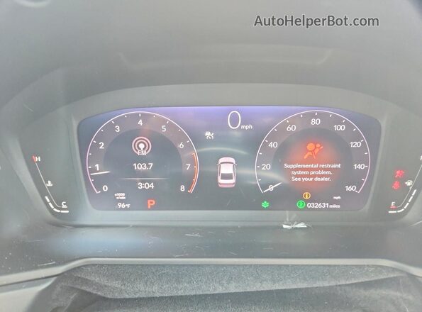 1HGCY1F34RA066279 2024 HONDA ACCORD Синий Вид щитка приборов