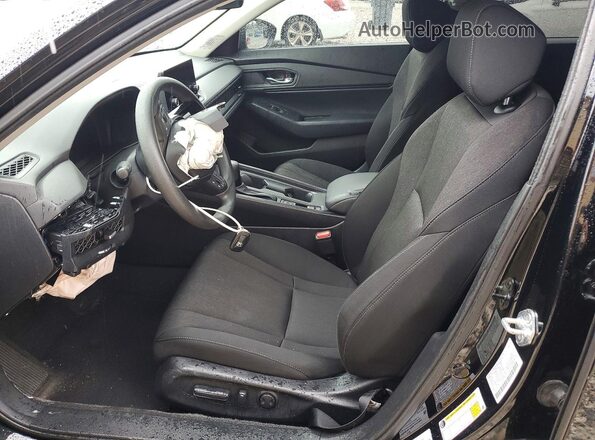 1HGCY1F34RA075466 2024 HONDA ACCORD Black წინა სალონის ხედი