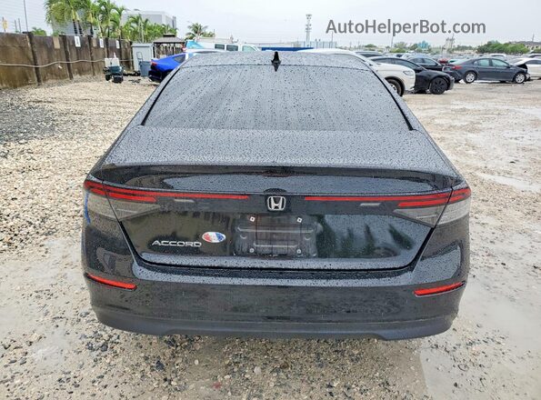 1HGCY1F34RA075466 2024 HONDA ACCORD Black უკანა ხედი