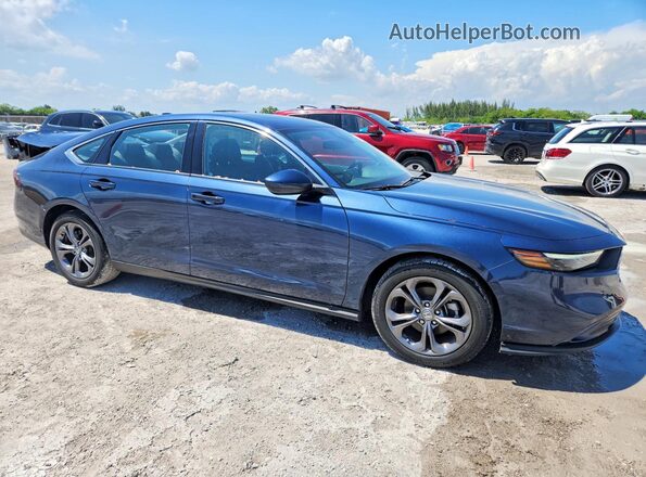 1HGCY1F34RA082353 2024 HONDA ACCORD Blue Передня права чверть