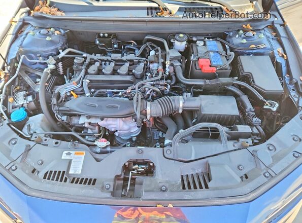 1HGCY1F34RA082353 2024 HONDA ACCORD Blue Вид задньої частини салону