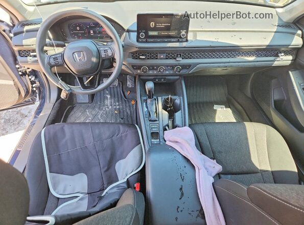 1HGCY1F34RA082353 2024 HONDA ACCORD Blue Вид панелі приладів
