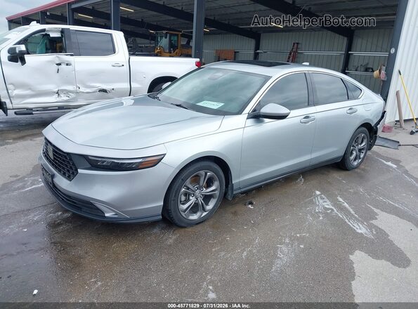 1HGCY1F34RA085012 2024 HONDA ACCORD Silver Առջևի ձախ երեք քառորդ տեսարան