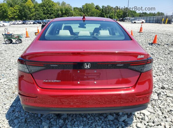 1HGCY1F34RA090968 2024 HONDA ACCORD Red Rear view