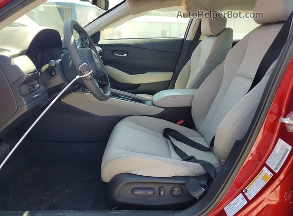 1HGCY1F34RA090968 2024 HONDA ACCORD Red Front interior view