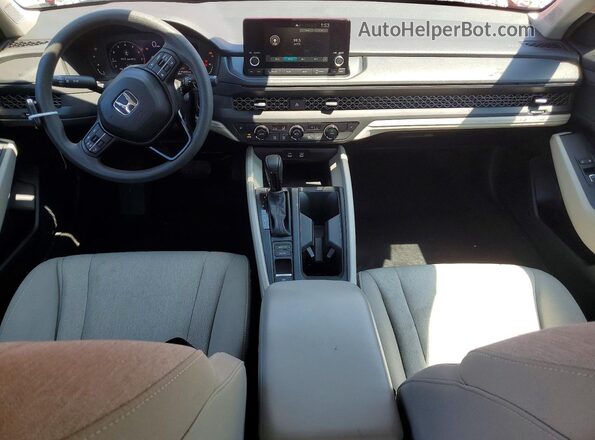 1HGCY1F34RA090968 2024 HONDA ACCORD Red Dashboard view