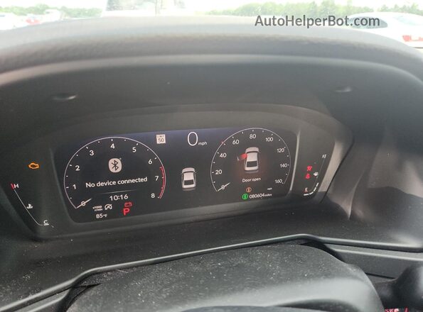 1HGCY1F35PA019775 2023 HONDA ACCORD Black Vista del cuadro de instrumentos