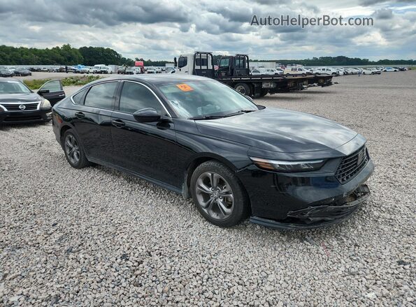 1HGCY1F35PA019775 2023 HONDA ACCORD Black Delantero derecho
